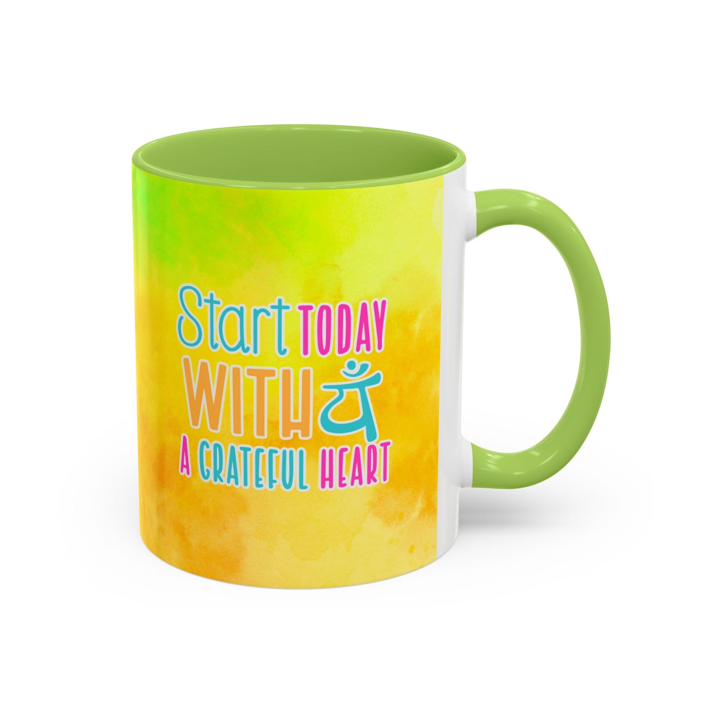 Yoga-Themed 11 oz Coffee Mug