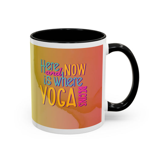 Yoga-Themed 11 oz Coffee Mug