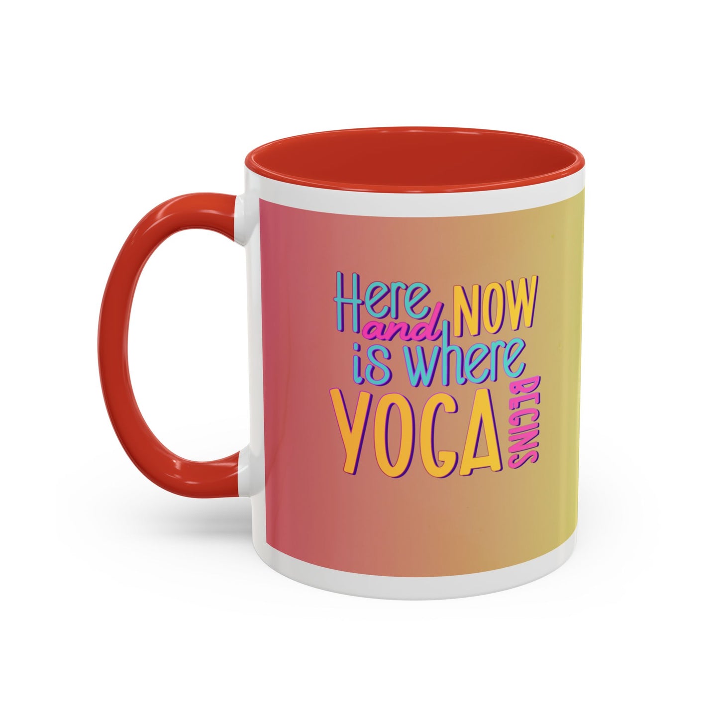 Yoga-Themed 11 oz Coffee Mug