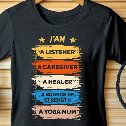 Yoga Mom T-Shirts with Saying