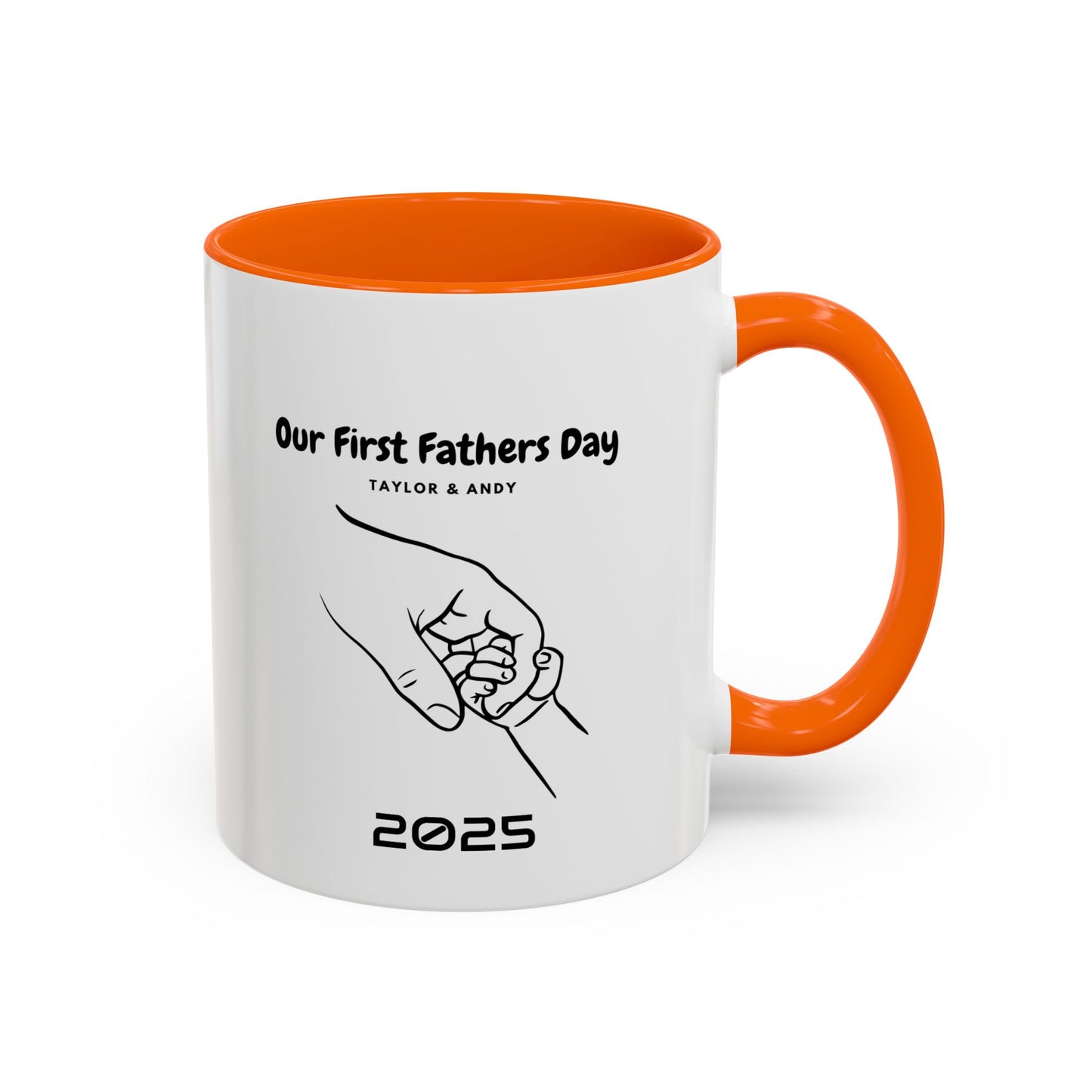 Personalized First Father's Day Coffee Mug - 11oz