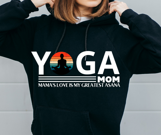 Yoga Mom Hoodie Gift for Mums
