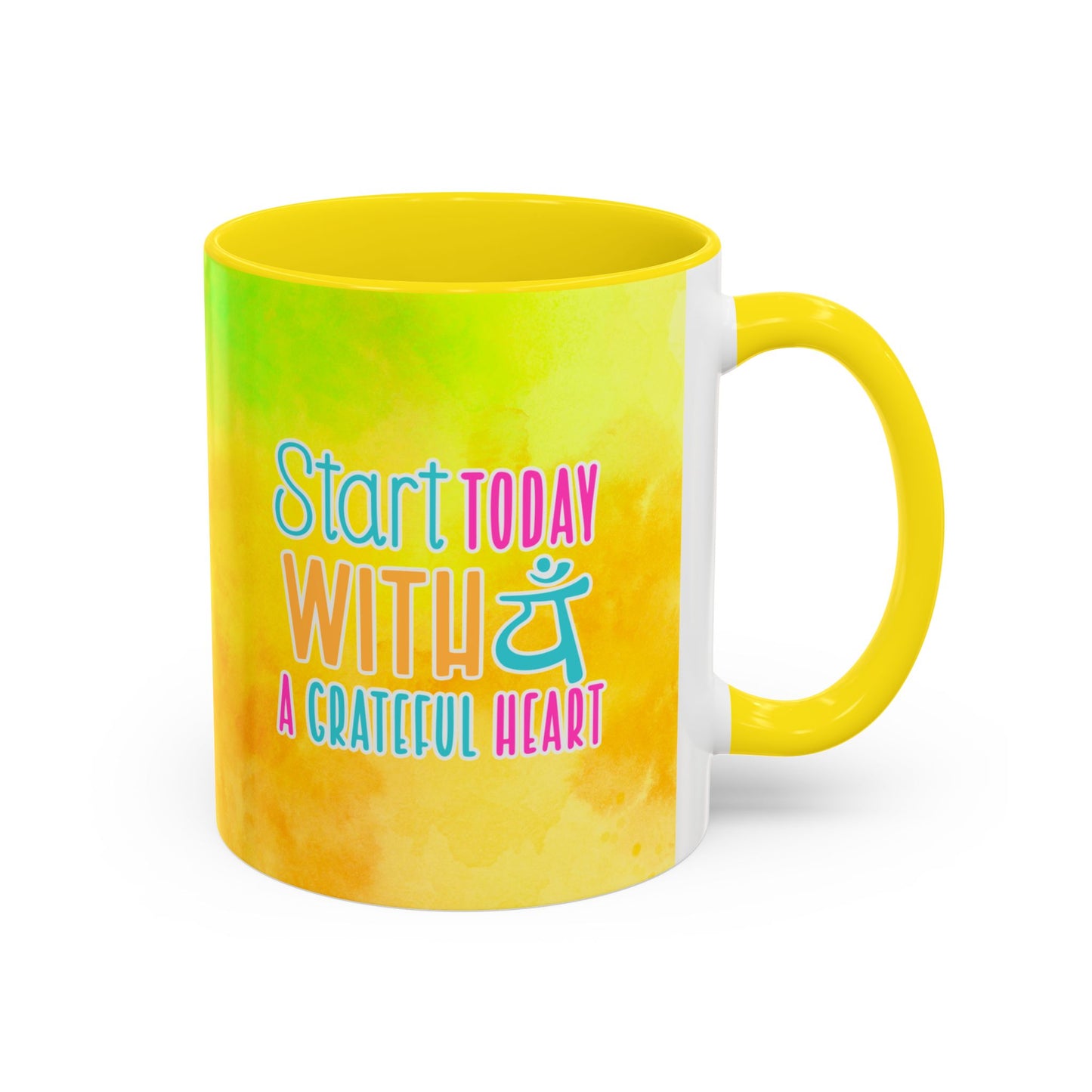 Yoga-Themed 11 oz Coffee Mug