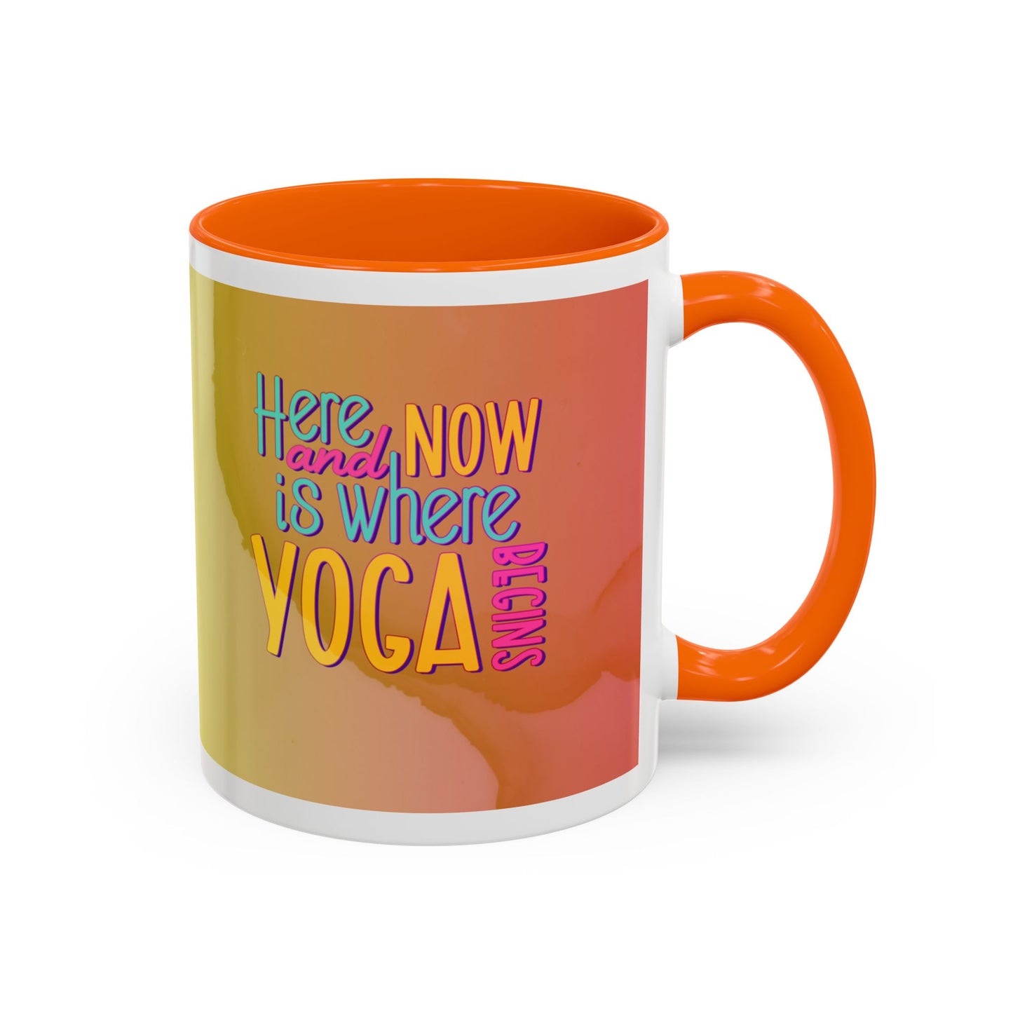 Yoga-Themed 11 oz Coffee Mug