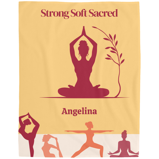 Personalized Yoga Blanket