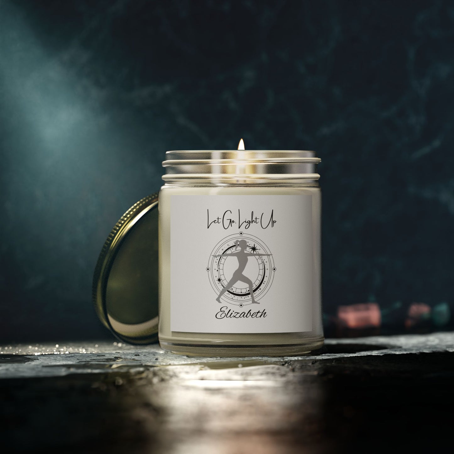 Personalized Coconut Wax Scented Candle