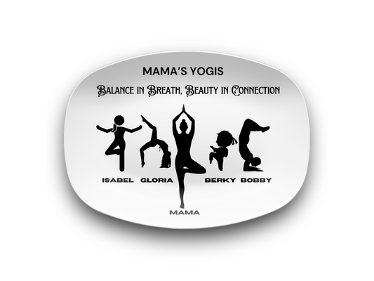 Custom Mother’s Day Yoga Gift 🧘‍♀️ Personalized Yoga Mum's Platter