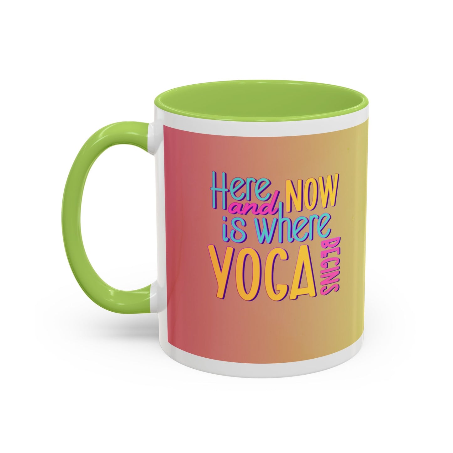 Yoga-Themed 11 oz Coffee Mug