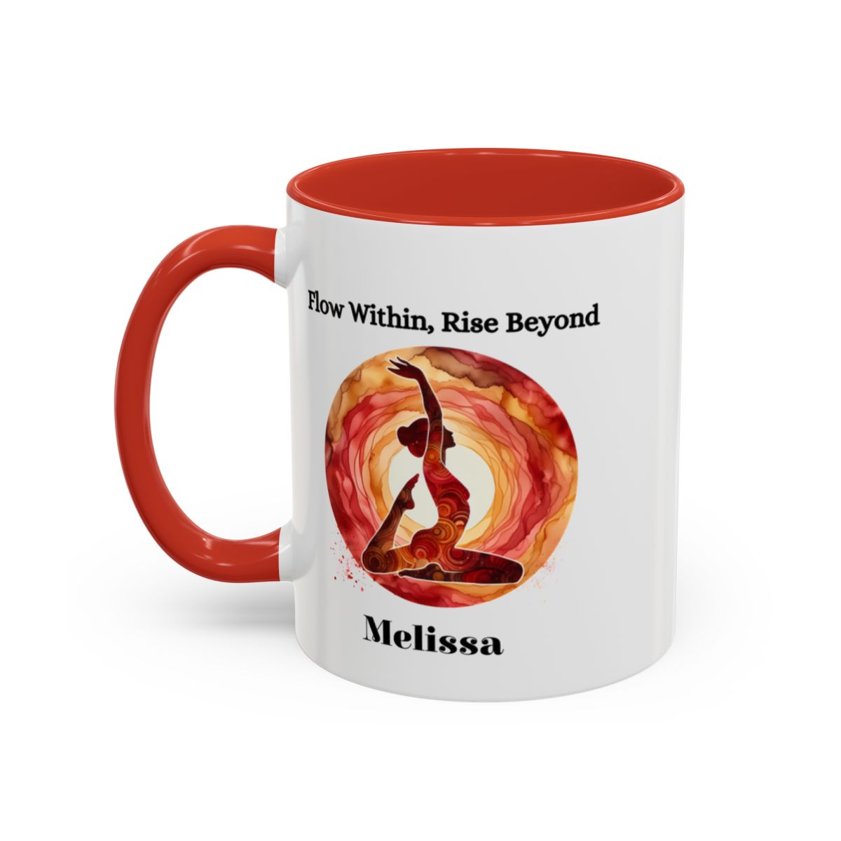 Personalised Yoga Mug - 🧘♀️ Flow Within, Rise Beyond