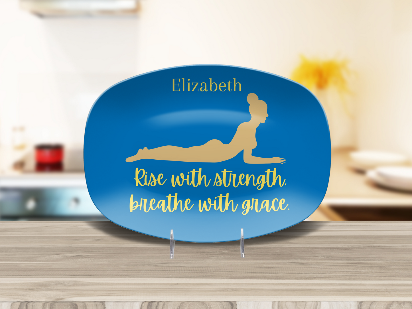 🐍 Cobra Pose Personalized Yoga Platter